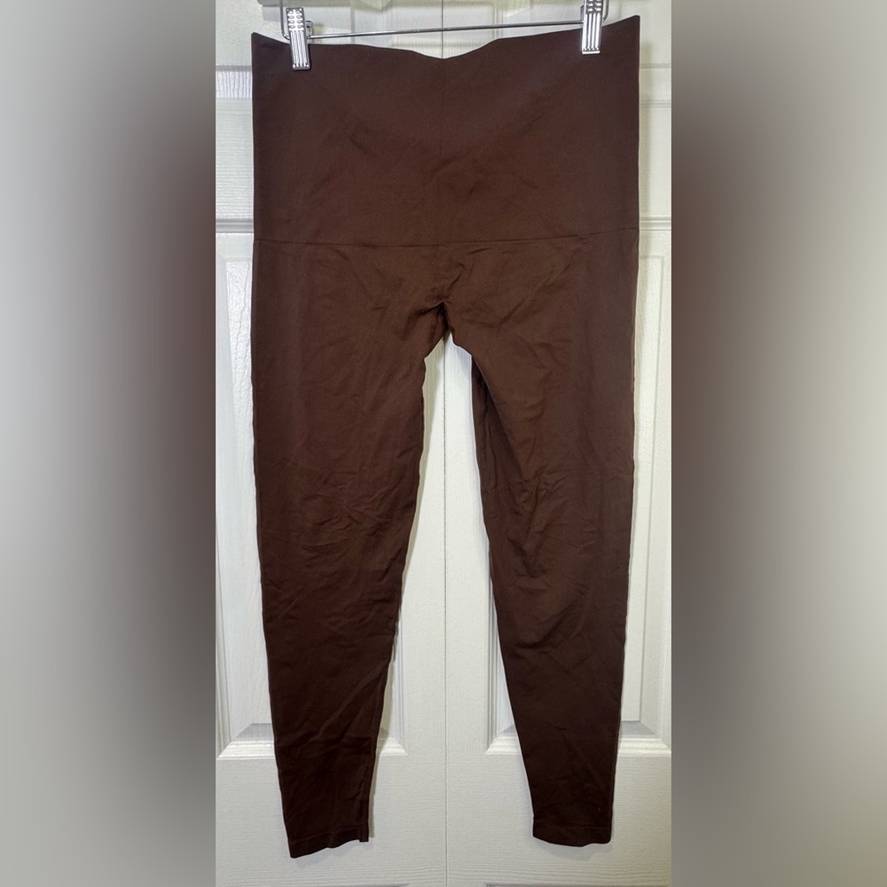 SKIMS Seamless Sculpt High-Waisted Leggings Brown Shapewear Smoothing size 2X